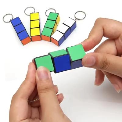 Picture of PUZZLE CUBE LED KEYRING CHAIN