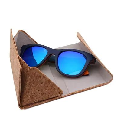 Picture of NATURAL CORK FOLDING WOOD SUNGLASSES CASE