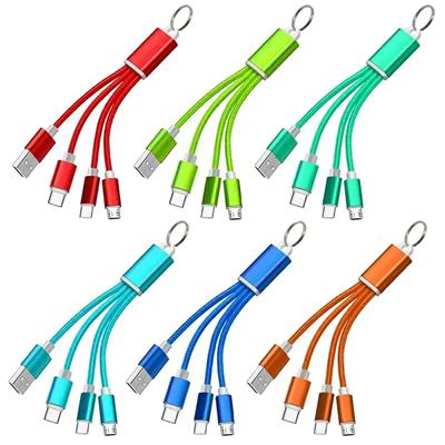 Picture of 3 -IN- 1 LIGHT UP CHARGER CABLE with Keyring Chain
