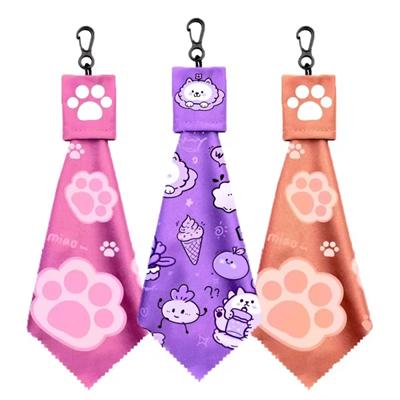 Picture of MICROFIBRE CLEANING CLOTH KEYRING CHAIN