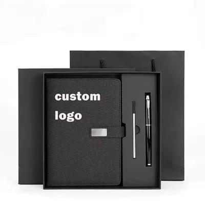 Picture of BUSINESS GIFT SET with Note Book Pen Refill & Gift Bag