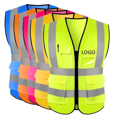 Picture of ANSI & ISEA STANDARDS HIGH VISIBILITY REFLECTIVE SAFETY VEST