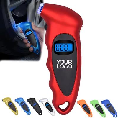Picture of MULTIFUNCTION DIGITAL TIRE PRESSURE GAUGE SAFETY HAMMER