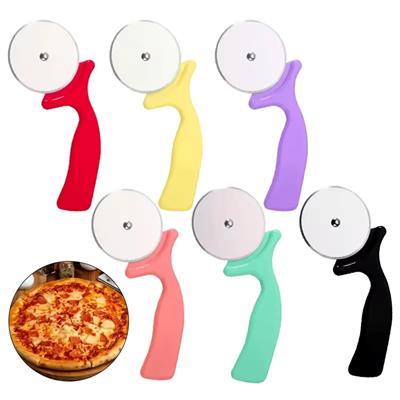 Picture of PORTABLE PIZZA STAINLESS CUTTER CUTTING WHEEL KITCHEN GADGET