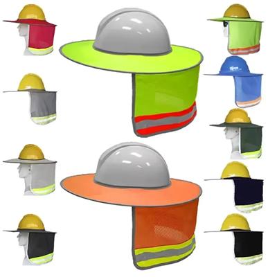 Picture of HIGH VISIBILITY SAFETY SUN SHADE FOR HARD HATS