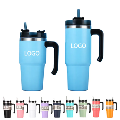Picture of 20OZ & 30OZ STAINLESS STEEL METAL VACUUM THERMAL INSULATED TUMBLER with Lid