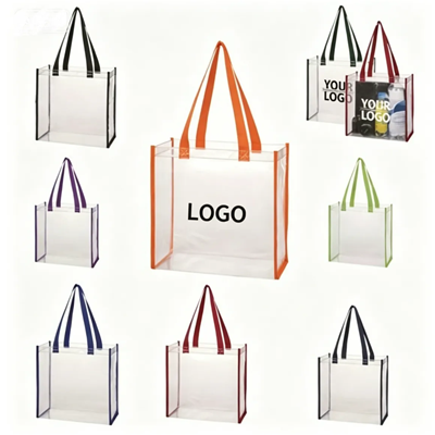 Picture of CLEAR TRANSPARENT PVC TOTE BAG