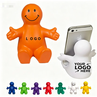 Picture of PU SMILEY FACE FIGURE PHONE STAND