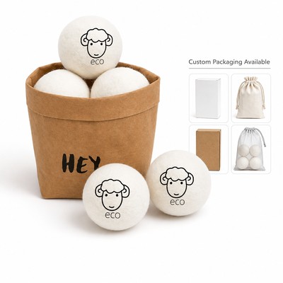 Picture of 100% NEW ZEALAND WOOL DRYER BALLS 3 OR 6 PACK
