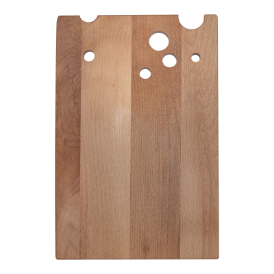 Picture of CUTTING BOARD SWISS CHEESE BEECH WOOD 30X20 CM