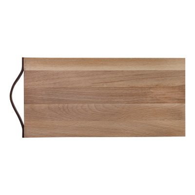 Picture of CUTTING BOARD with Leather Handle Beech Wood 33X16 Cm