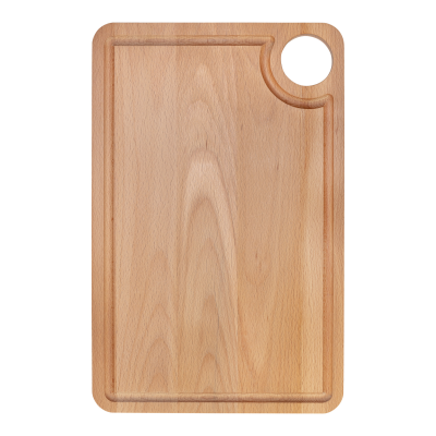 Picture of CUTTING BOARD with Juice Trench & Eye Beech Wood 34X22 Cm
