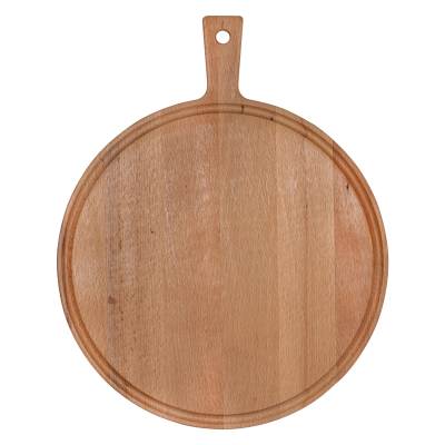 Picture of CUTTING BOARD ROUND with Handle Beech Wood 35 Cm