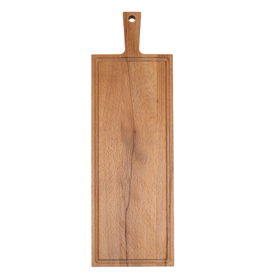 Picture of CUTTING BOARD with Handle Beech Wood 59X19 Cm