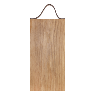 Picture of CUTTING BOARD with Leather Handle Oak 33X16 Cm