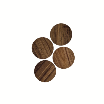 Picture of COASTER SET X4 ROUND ACACIA ? 10X0,9CM