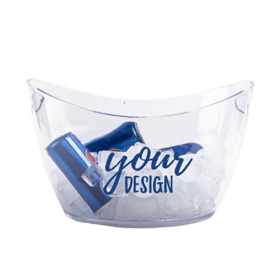 Picture of CLEAR TRANSPARENT INGOT ICE BUCKET