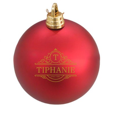Picture of PERSONALIZED CHRISTMAS ORNAMENT BALL