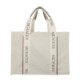 CUSTOM LOGO STRAP CANVAS TOTE BAG image 2