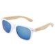 PERSONALISED MIRRORED BAMBOO FRAME SUNGLASSES image 2