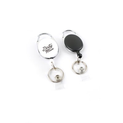 RETRACTABLE BADGE HOLDER with Clip