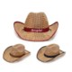 ADULT SUN STRAW COWBOY HAT image 2