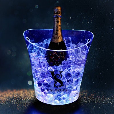 Picture of 5L CLEAR TRANSPARENT LED LIGHTED ICE BUCKET
