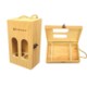 CUSTOM DOUBLE BOTTLE WOOD WINE BOX image 2