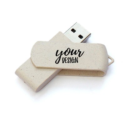 Picture of 32GB WHEAT STRAW USB FLASH DRIVE