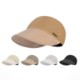 STRAW WOVEN VISOR SUNHAT image 2