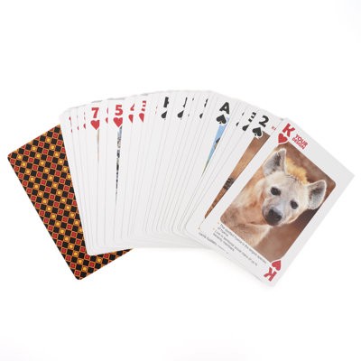 Picture of CUSTOM WHITE CORE PAPER PLAYING CARD PACK