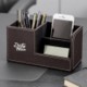 LEATHER DESK TOP PEN HOLDER image 2
