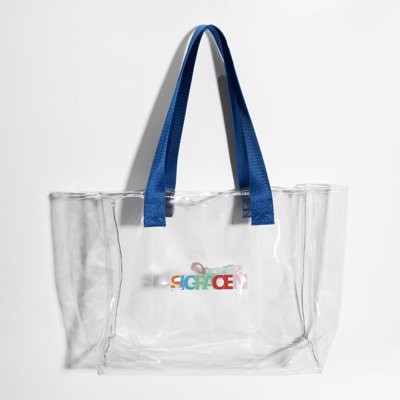 Picture of LARGE CLEAR TRANSPARENT TOTE BAG