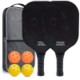 FIBERGLASS PICKLEBALL PADDLE RACKET SET image 2