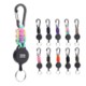 MULTI TOOL CARABINER RETRACTABLE KEYRING CHAIN image 2