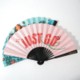 CUSTOM DOUBLE SIDED FABRIC FAN image 2
