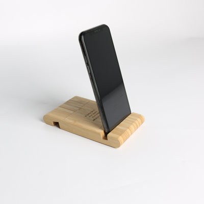 Picture of SUSTAINABLE BAMBOO CORDLESS CHARGER STAND