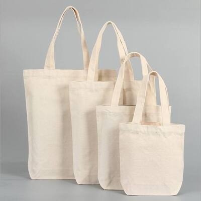 Picture of CANVAS BAGS VERSATILE SHOPPER TOTE BAG