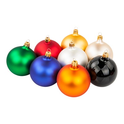 Picture of GLASS CHRISTMAS BAUBLES