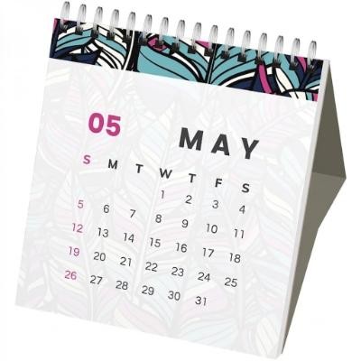 Picture of CUSTOM PRINTED CLASSIC MONTHLY DESK TOP CALENDAR HARD COVER