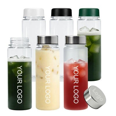 Picture of TRITAN PLASTIC WATER BOTTLE with Metal Lid