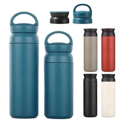 Picture of STAINLESS STEEL METAL THERMAL INSULATED POWDER COATED WATER BOTTLE