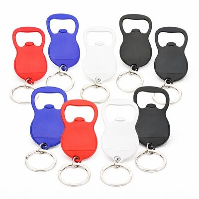 Picture of PROMO ROUND BOTTLE OPENER KEYCHAINS