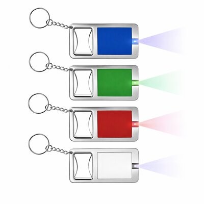 Picture of BOTTLE OPENER with LED Light Keyring Chain