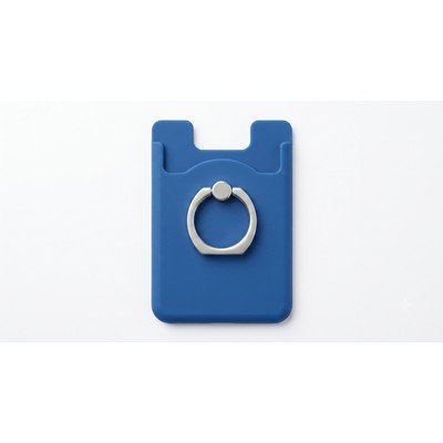 Picture of SILICON CARD HOLDER with Metal Ring Phone Stand