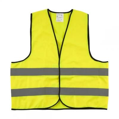 Picture of CUSTOM PRINTED SAFETY VEST STANDARD YELLOW-NEON