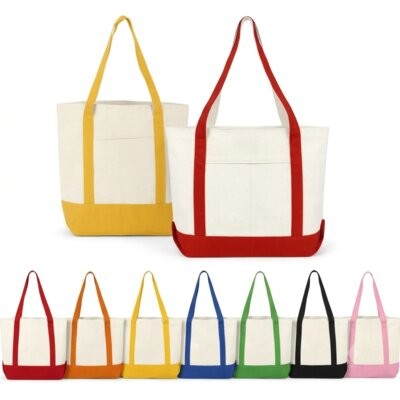 Picture of CANVAS TOTE BAG with Pockets