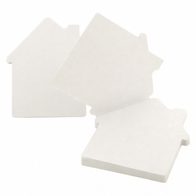 Picture of COVERED HOUSE SHAPE STICKY NOTE PAD