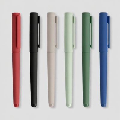 Picture of RECYCLED PLASTIC MONOCHROME GEL PEN
