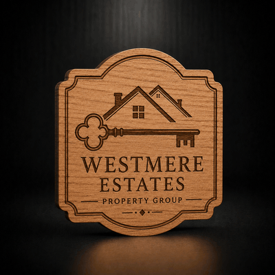 Picture of CUSTOM SHAPE OAK PROMOTIONAL COASTER